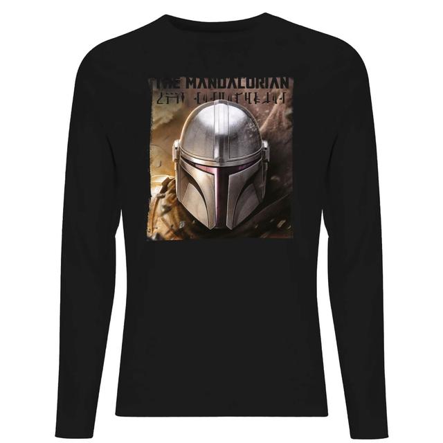 Star Wars The Mandalorian Focus Men's Long Sleeve T-Shirt - Black - XL on Productcaster.