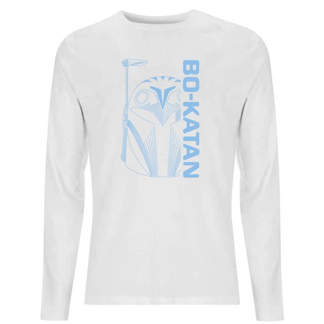 Star Wars The Mandalorian Bo-Katan Men's Long Sleeve T-Shirt - White - XL on Productcaster.