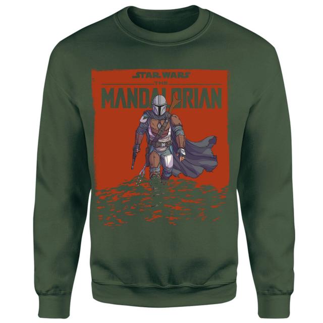 Star Wars The Mandalorian Storm Sweatshirt - Green - S on Productcaster.