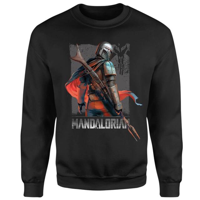 Star Wars The Mandalorian Colour Edit Sweatshirt - Black - XL on Productcaster.