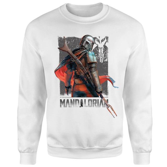 Star Wars The Mandalorian Colour Edit Sweatshirt - White - XXL on Productcaster.