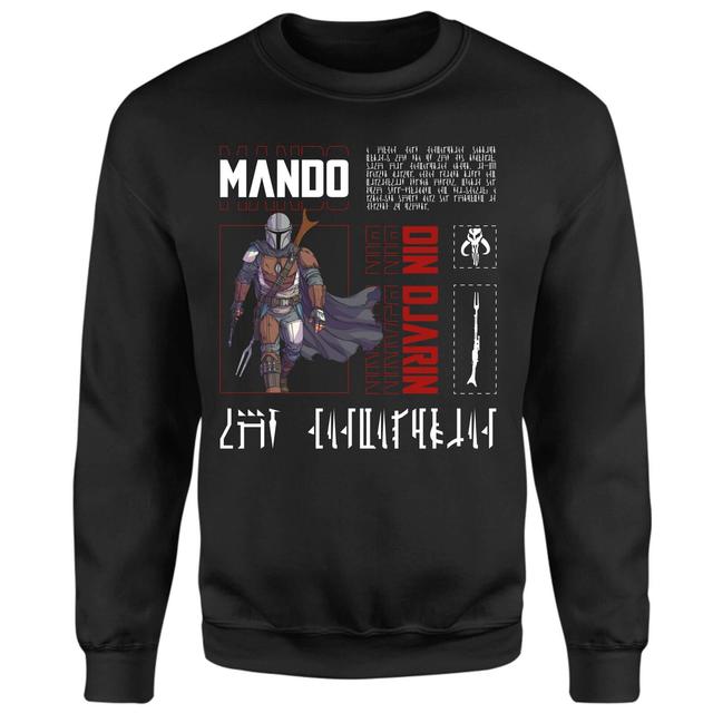 Star Wars The Mandalorian Biography Sweatshirt - Black - XS on Productcaster.