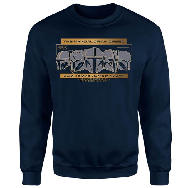 Star Wars The Mandalorian Creed Sweatshirt - Navy - XXL on Productcaster.