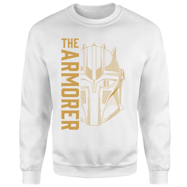 Star Wars The Mandalorian The Armorer Sweatshirt - White - XL on Productcaster.