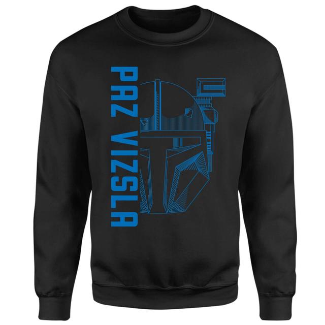 Star Wars The Mandalorian Paz Vizsla Sweatshirt - Black - S on Productcaster.