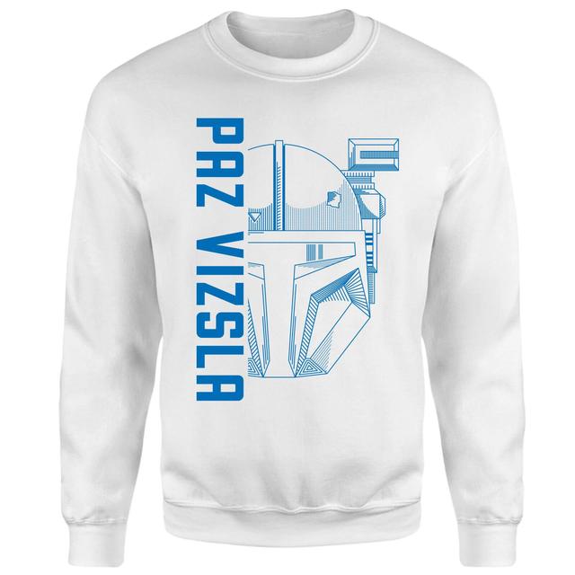 Star Wars The Mandalorian Paz Vizsla Sweatshirt - White - XS on Productcaster.