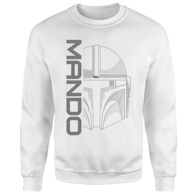 Star Wars The Mandalorian Mando Sweatshirt - White - XXL on Productcaster.