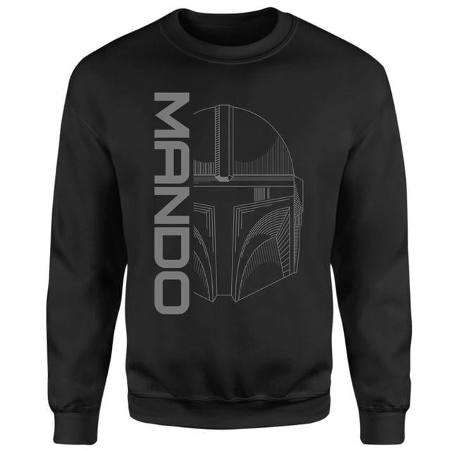 Star Wars The Mandalorian Mando Sweatshirt - Black - M on Productcaster.