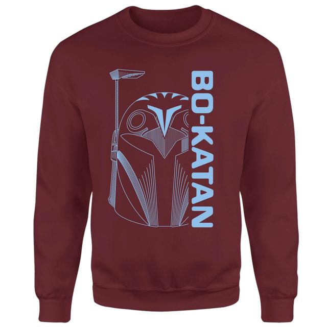 Star Wars The Mandalorian Bo-Katan Sweatshirt - Burgundy - XXL on Productcaster.