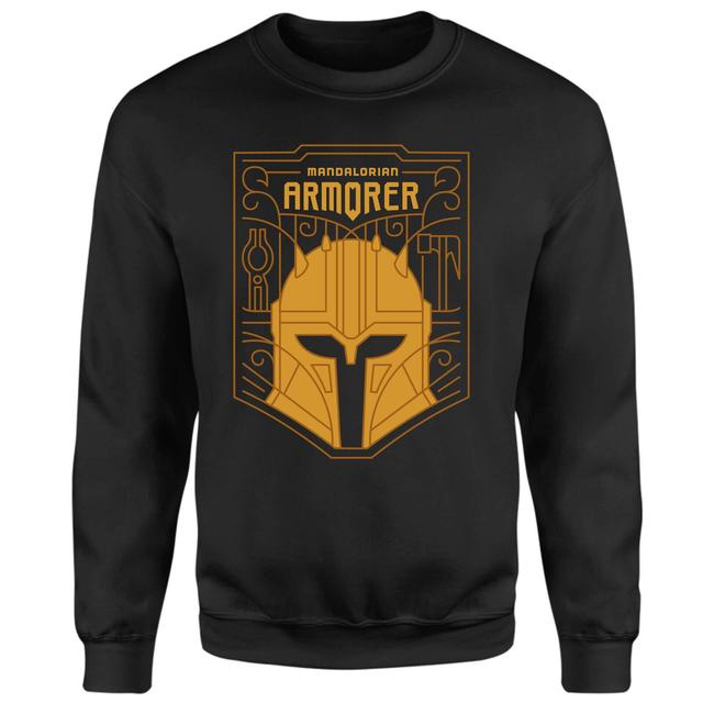 Star Wars The Mandalorian The Armorer Badge Sweatshirt - Black - XS on Productcaster.