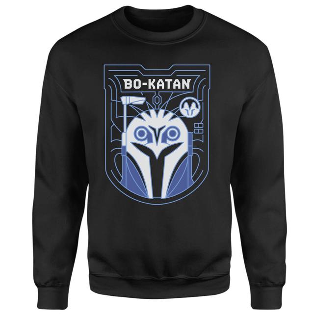 Star Wars The Mandalorian Bo-Katan Badge Jumper - Black - XS on Productcaster.