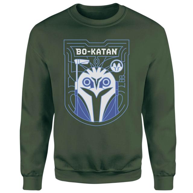 Star Wars The Mandalorian Bo-Katan Badge Sweatshirt - Green - S on Productcaster.