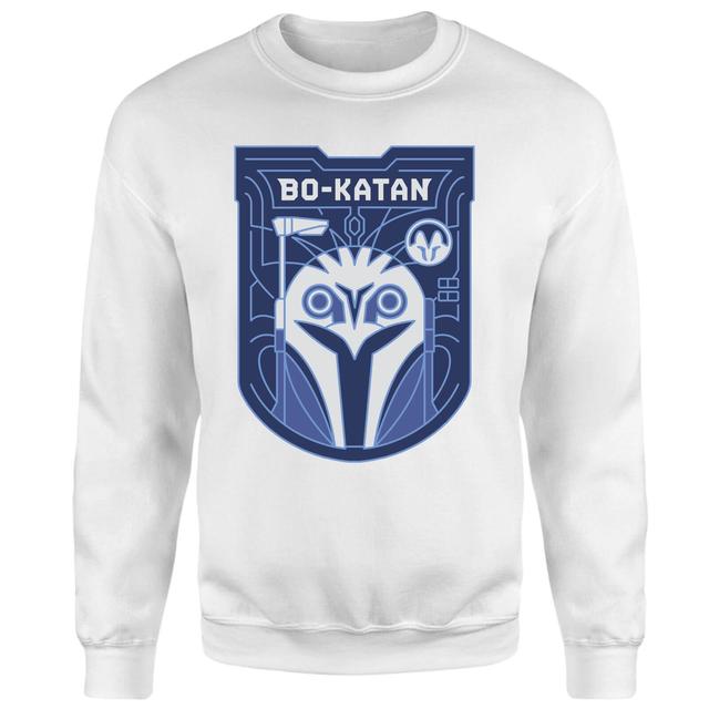 Star Wars The Mandalorian Bo-Katan Badge Sweatshirt - White - L on Productcaster.