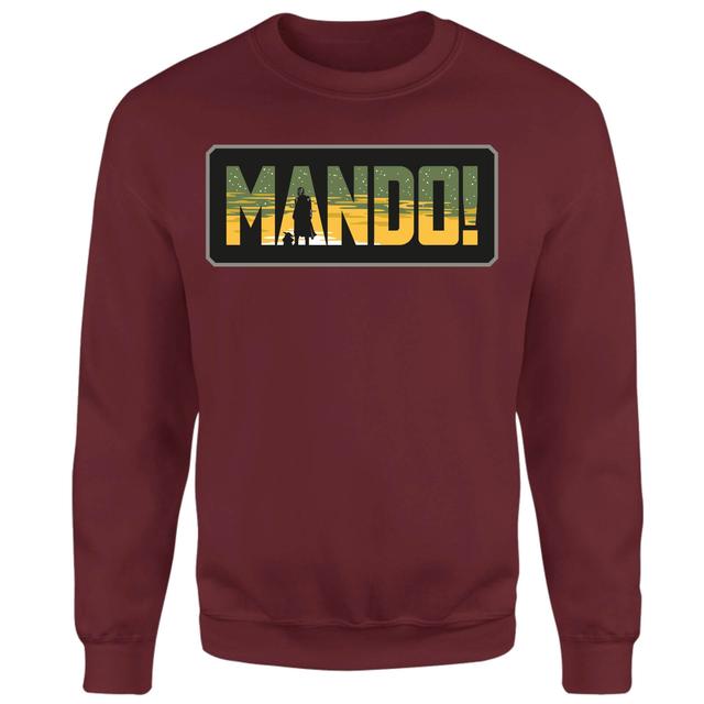 Star Wars The Mandalorian Mando! Sweatshirt - Burgundy - XXL on Productcaster.