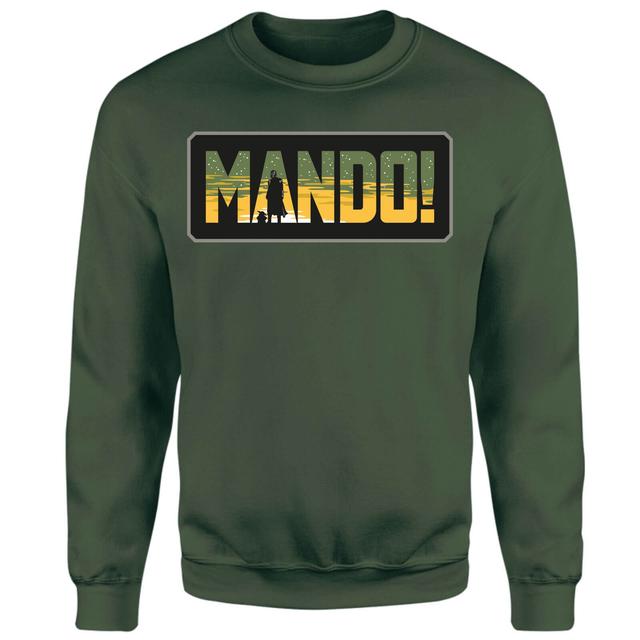 Star Wars The Mandalorian Mando! Sweatshirt - Green - L on Productcaster.