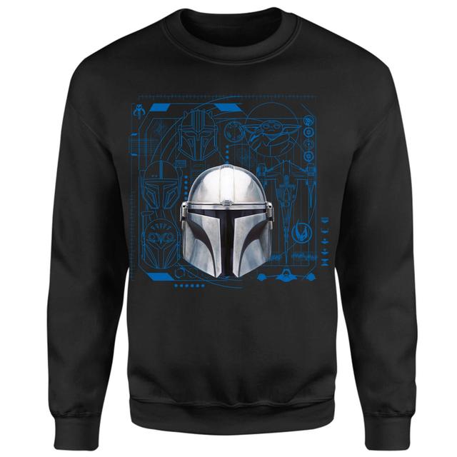 Star Wars The Mandalorian Schematics Jumper - Black - XS on Productcaster.