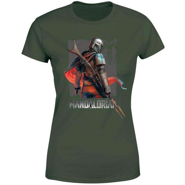 Star Wars The Mandalorian Colour Edit Women's T-Shirt - Green - XXL on Productcaster.