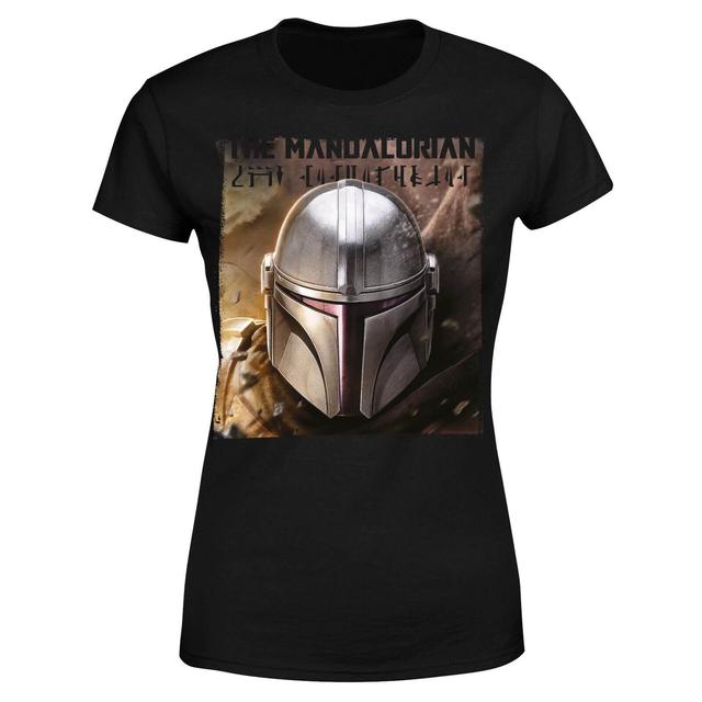 Star Wars The Mandalorian Focus Women's T-Shirt - Black - M on Productcaster.