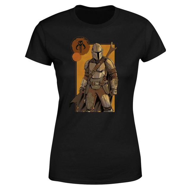 Star Wars The Mandalorian Composition Women's T-Shirt - Black - XL on Productcaster.