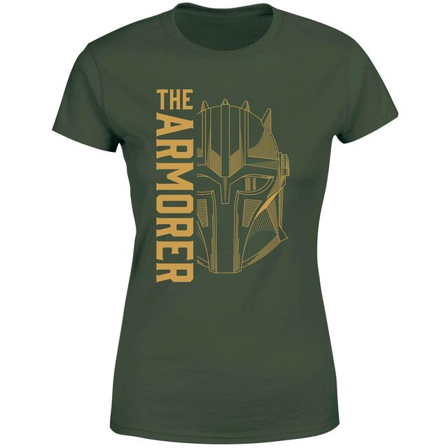 Star Wars The Mandalorian The Armorer Women's T-Shirt - Green - L on Productcaster.