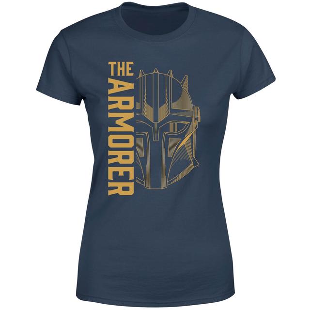 Star Wars The Mandalorian The Armorer Women's T-Shirt - Navy - XL on Productcaster.