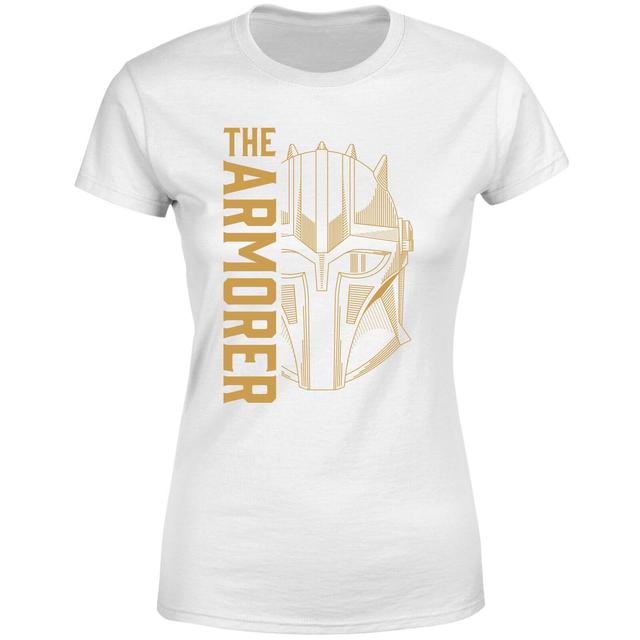 Star Wars The Mandalorian The Armorer Women's T-Shirt - White - S on Productcaster.