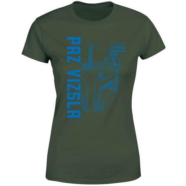 Star Wars The Mandalorian Paz Vizsla Women's T-Shirt - Green - L on Productcaster.