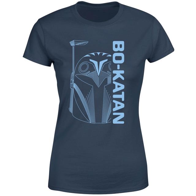 Star Wars The Mandalorian Bo-Katan Women's T-Shirt - Navy - XL on Productcaster.