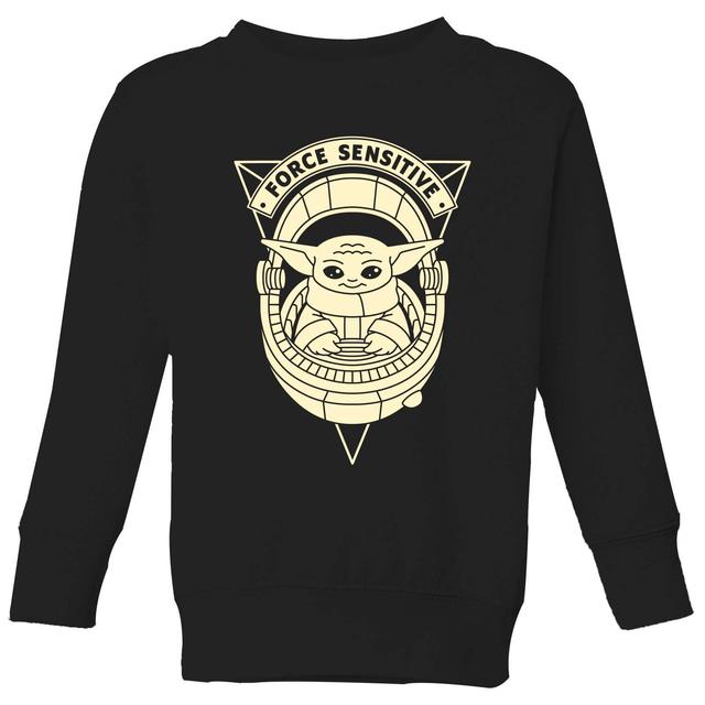 Star Wars The Mandalorian Force Sensitive Kids' Sweatshirt - Black - 5-6 Years on Productcaster.