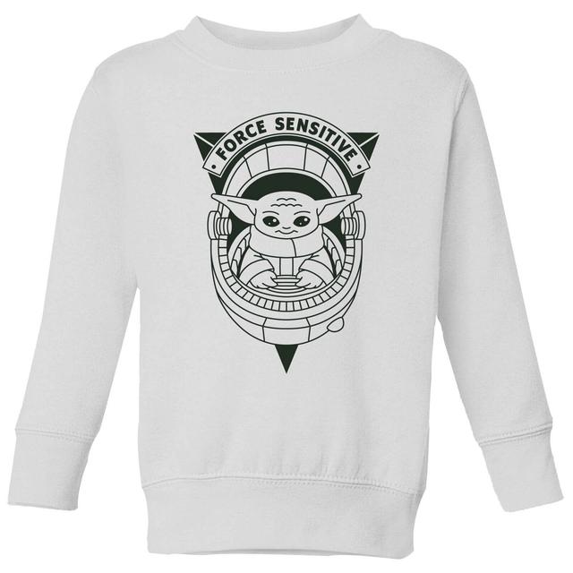 Star Wars The Mandalorian Force Sensitive Kids' Sweatshirt - White - 11-12 Jahre on Productcaster.