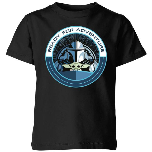 Star Wars The Mandalorian Ready For Adventure Kids' T-Shirt - Black - 5-6 Years on Productcaster.