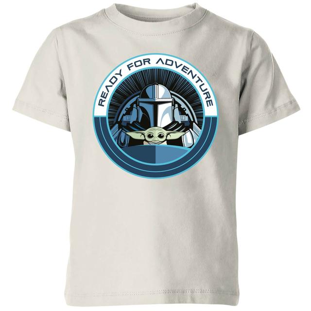 Star Wars The Mandalorian Ready For Adventure Kids' T-Shirt - Cream - 11-12 Years on Productcaster.