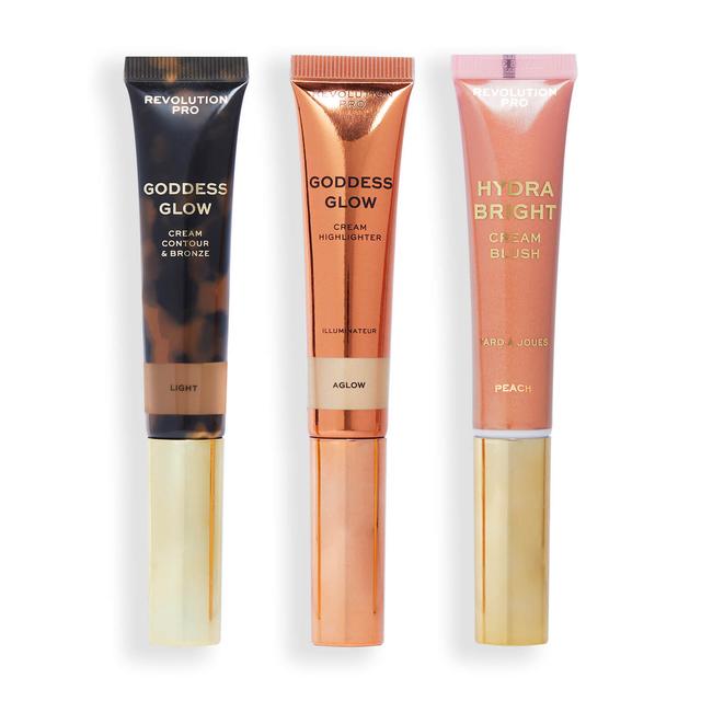 Revolution Pro Cream Face Wand Trio (Various Shades) - Light on Productcaster.