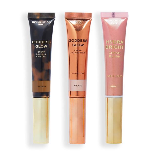 Revolution Pro Cream Face Wand Trio (Various Shades) - Medium on Productcaster.