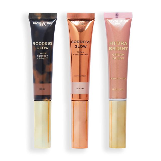 Revolution Pro Cream Face Wand Trio (Various Shades) - Dark on Productcaster.