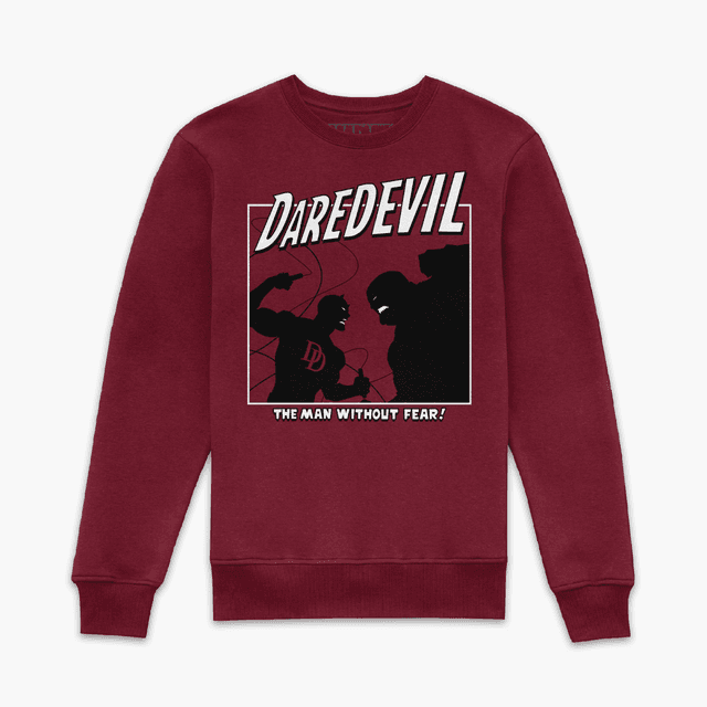 Sudadera Marvel Daredevil Vs Kingpin - Borgoña - XL - Burgundy on Productcaster.