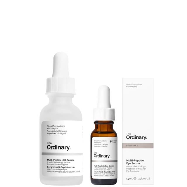 The Ordinary Multi-Peptide Eye Serum and HA Duo on Productcaster.