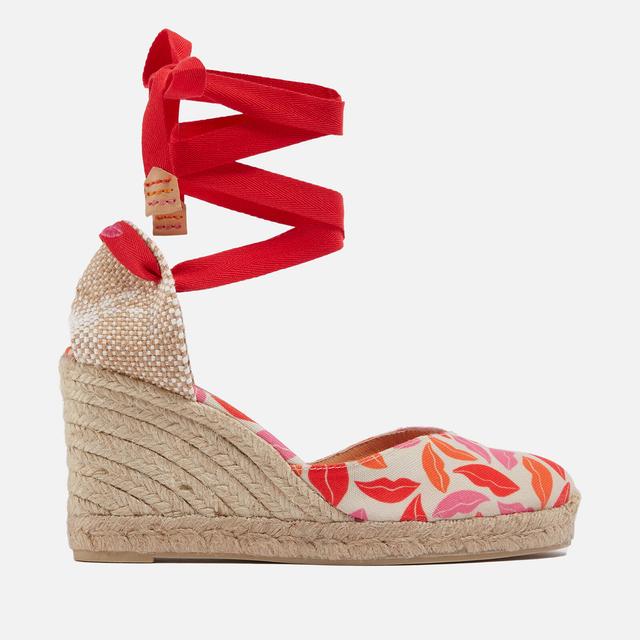 Castañer x Diane Von Furstenberg Women’s Chiara Canvas Wedge Espadrilles - UK 4 on Productcaster.