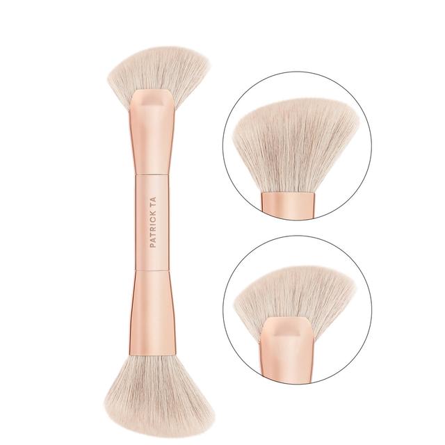 PATRICK TA Dual-Ended Face Contour Brush on Productcaster.