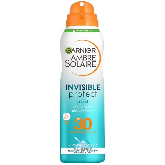 Garnier Ambre Solaire SPF 30 Invisible Protect Mist Spray 200ml on Productcaster.