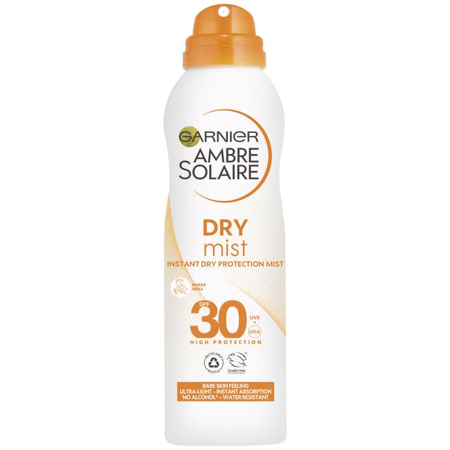 Garnier Ambre Solaire SPF 30 Dry Mist Spray 200ml on Productcaster.