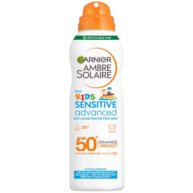 Garnier Ambre Solaire Kids' SPF 50+ Sensitive Advanced Anti-Sand Mist 150ml on Productcaster.