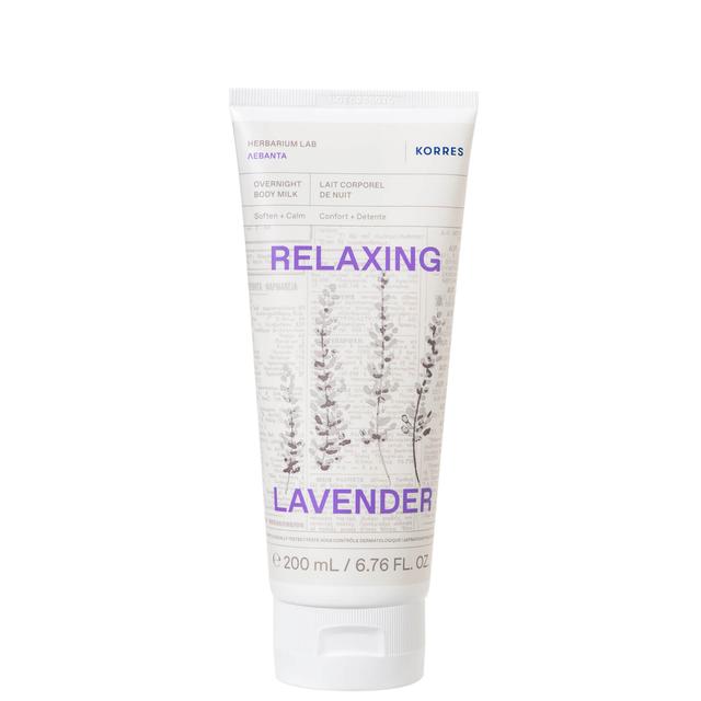 KORRES Relaxing Lavender Overnight Body Milk 200ml on Productcaster.