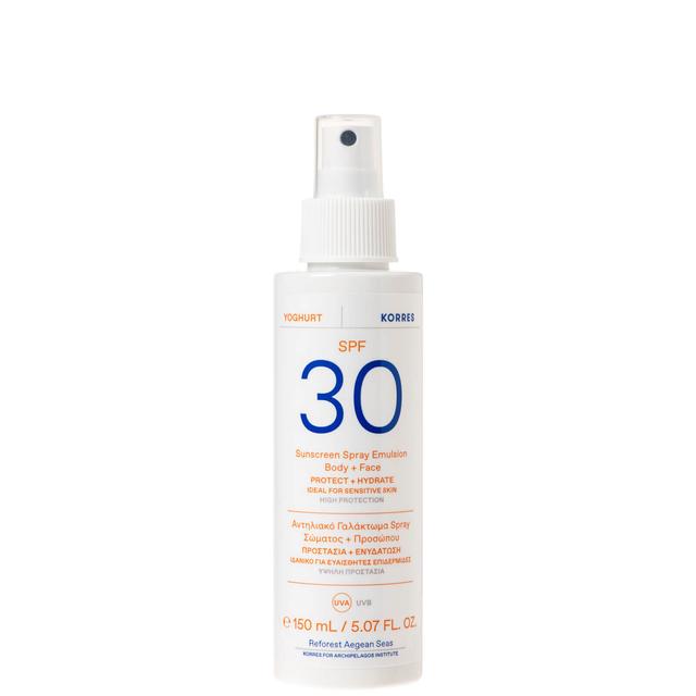 KORRES YOGHURT Spray Emulsion Body and Face SPF30 150ml on Productcaster.