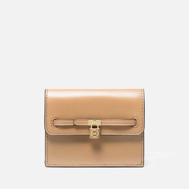 MICHAEL Michael Kors Hamilton Leather Card Case Camel on Productcaster.