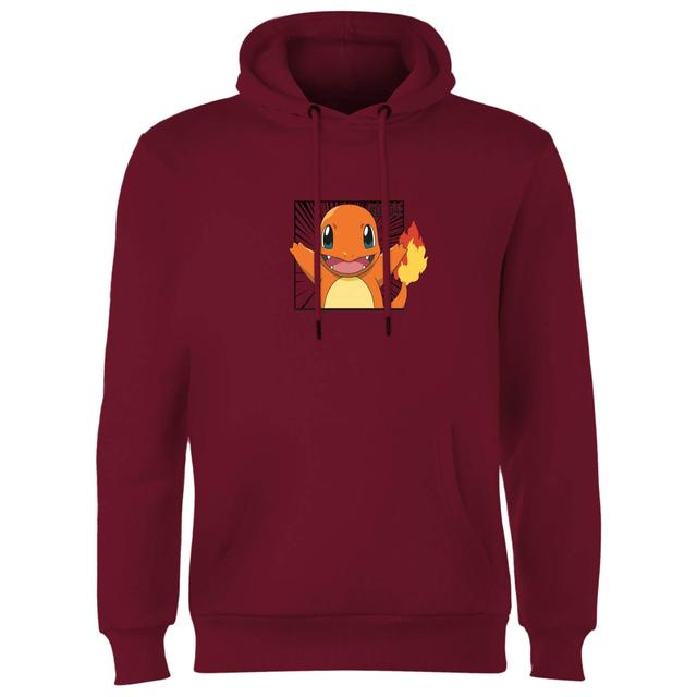 Pokémon Pokédex Glumanda #0004 Hoodie - Burgundy - S on Productcaster.