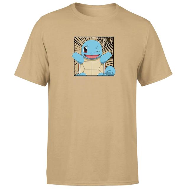 Pokémon Pokédex Squirtle #0007 Camiseta Hombre - Tostado - XXL on Productcaster.