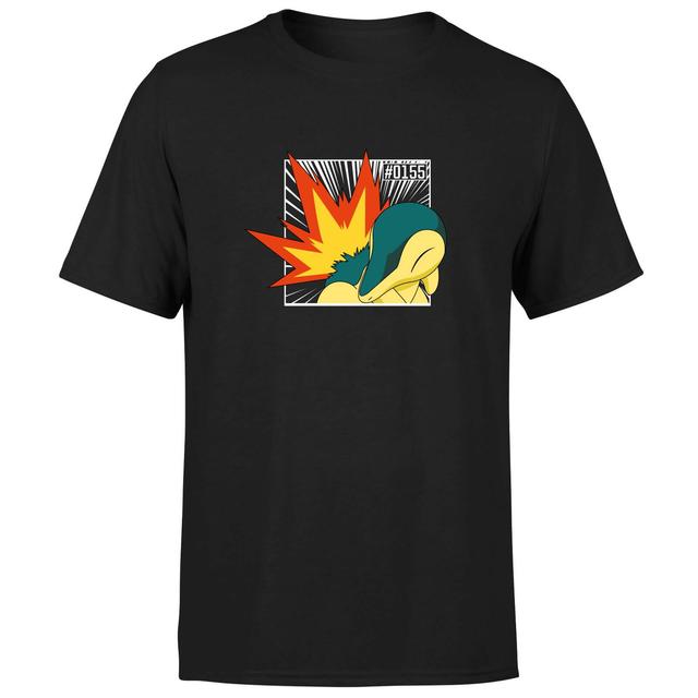 Pokemon Cyndaquil Men's T-Shirt - Black - XL on Productcaster.