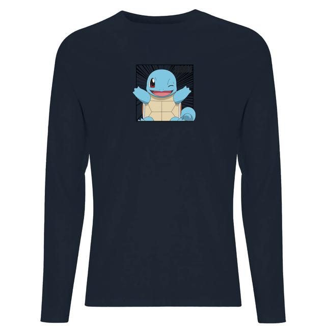 Pokémon Pokédex Schiggy #0007 Langärmeliges T-Shirt - Navy - XXL on Productcaster.