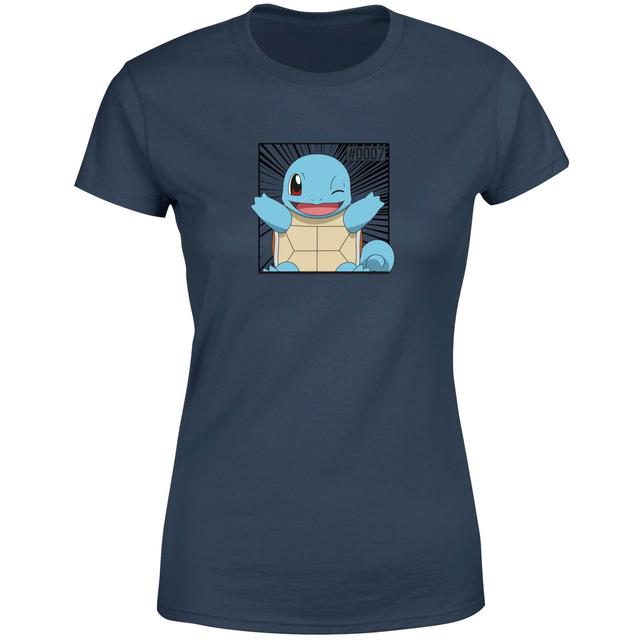 Pokémon Pokédex Squirtle #0007 Camiseta Mujer - Azul Marino - XS on Productcaster.